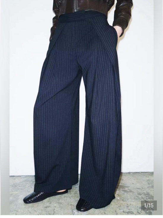 Zara Pants - Zara Women’s Pinstripe Pleated Pants - NWT